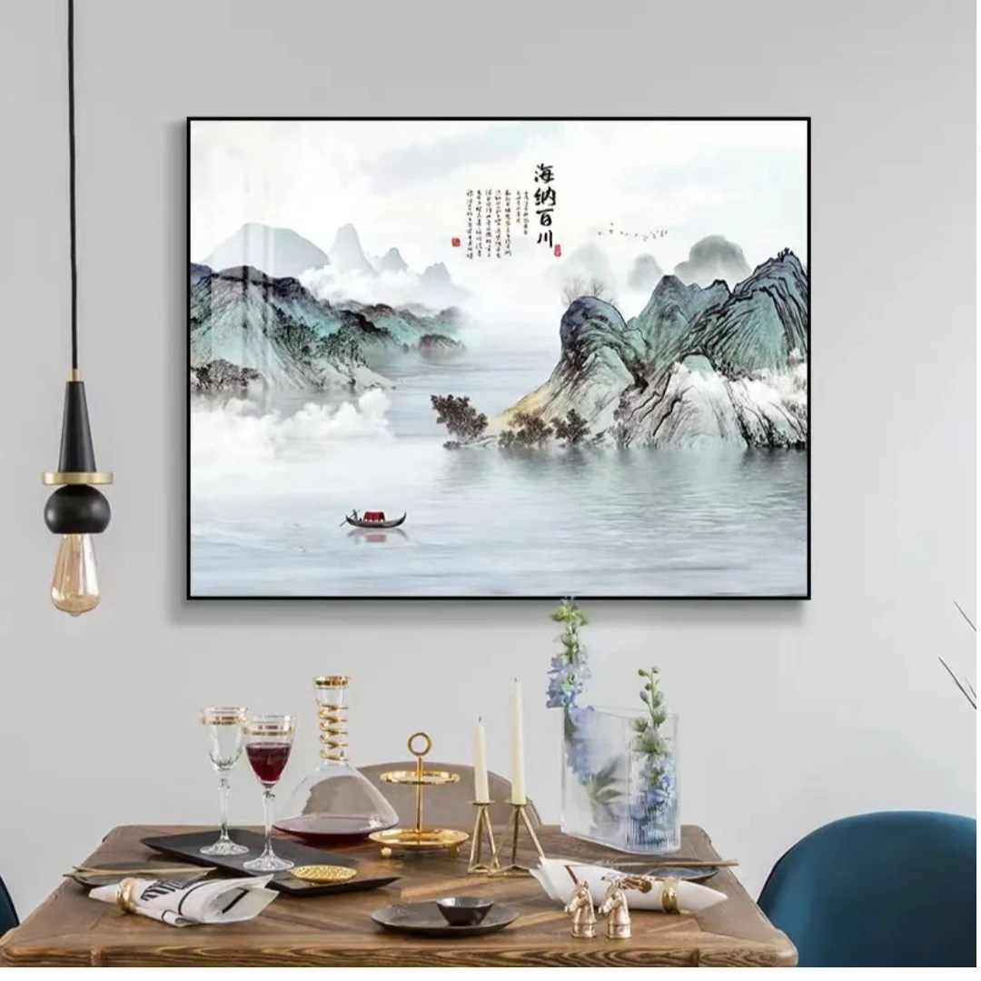 电表箱免打孔液压现代简约新中式遮挡电表箱开关箱电闸盒配电箱