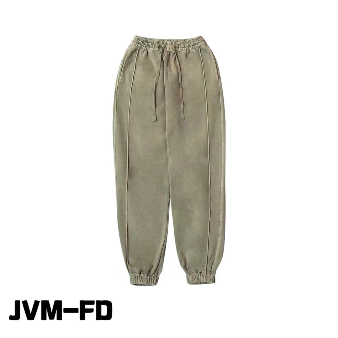 【梵町定制】FD10976秋冬时尚百搭舒适松紧休闲卫裤设计师潮流