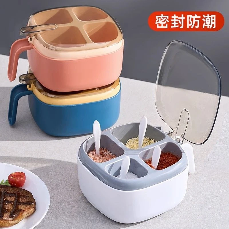 调料盒家用厨房调料罐组合套装一体多格盐味精胡椒收纳佐料调味瓶