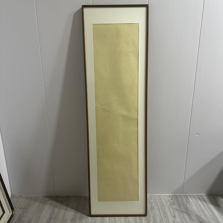 160*45非洲胡桃木*2 有机玻璃 实木背板  宣纸随机