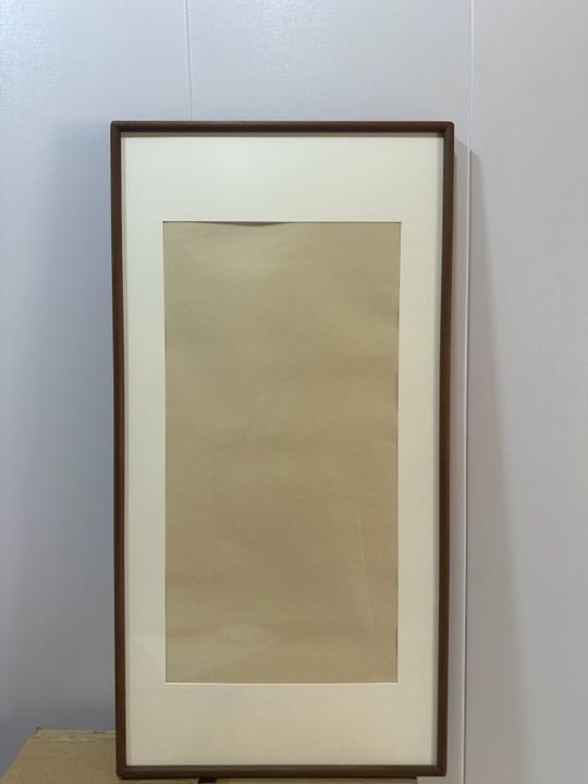 90*45非洲胡桃木*2 有机玻璃 实木背板  宣纸随机