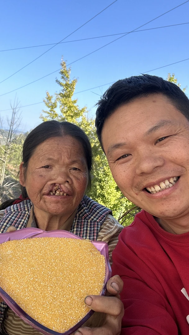 陕西安康自家种的玉米