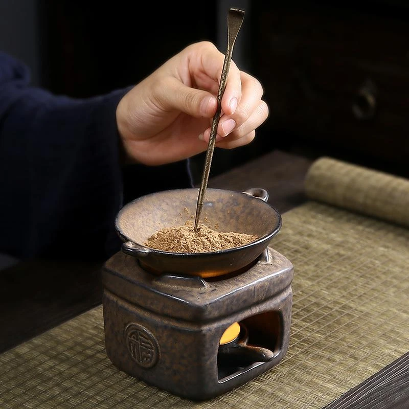 陶瓷精油炉香薰烘茶烤茶炉香粉精油蜡烛炉室内熏香趣味香薰摆件