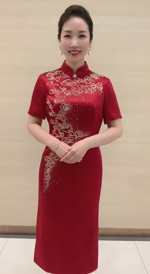 喜婆婆喜妈妈旗袍裙