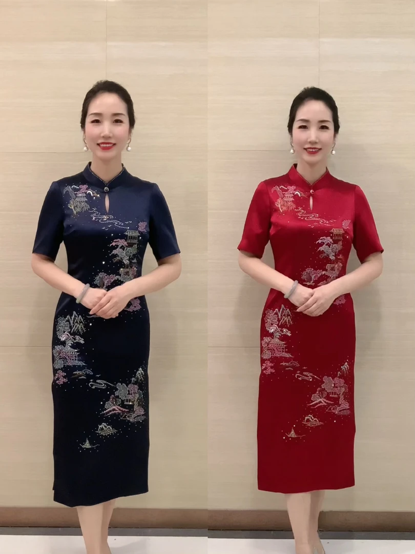 高端定制款旗袍裙