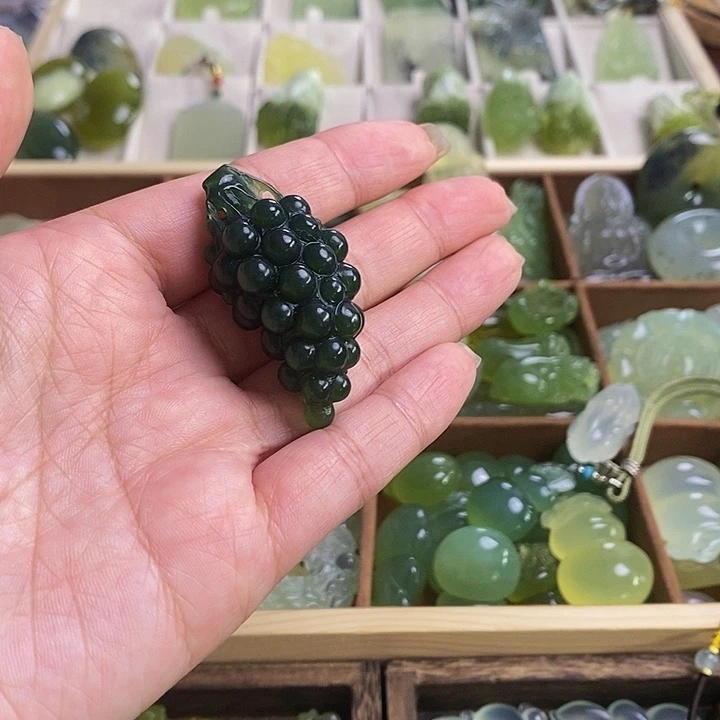 蛇纹石玉珠宝奇石未镶嵌筱*