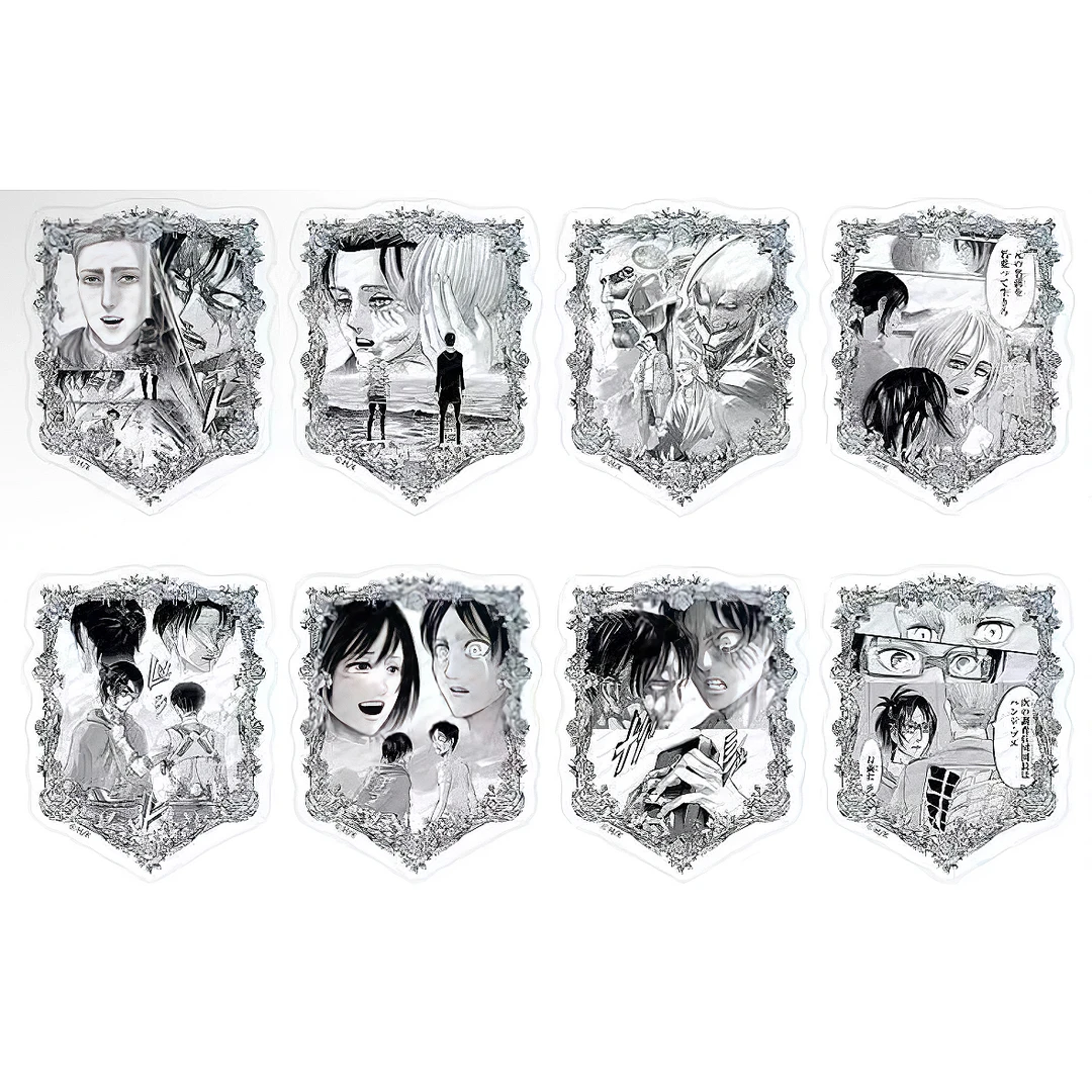 进击的巨人 白情贴纸【盲盒商品 默认代拆】