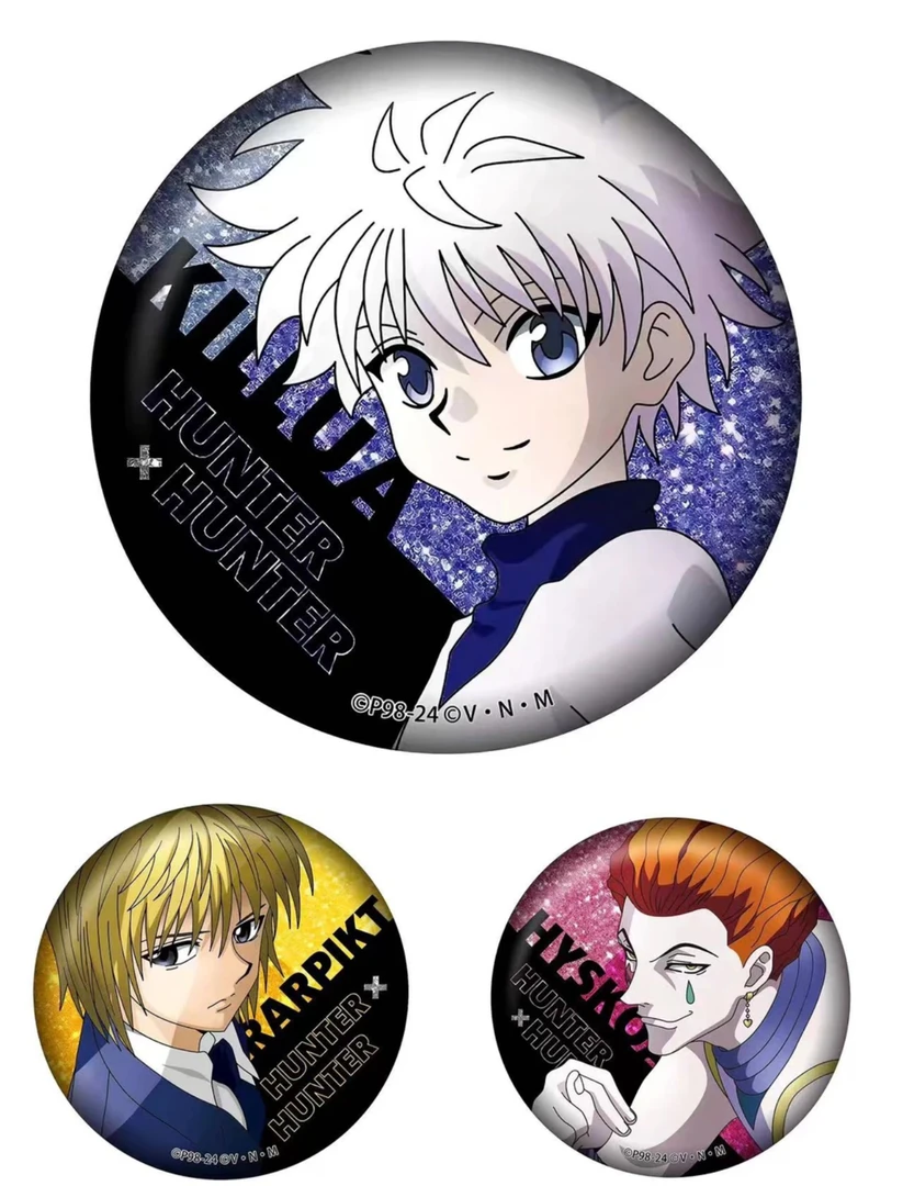 全职猎人 明款JS限定闪吧唧 【盲盒商品 默认代拆】