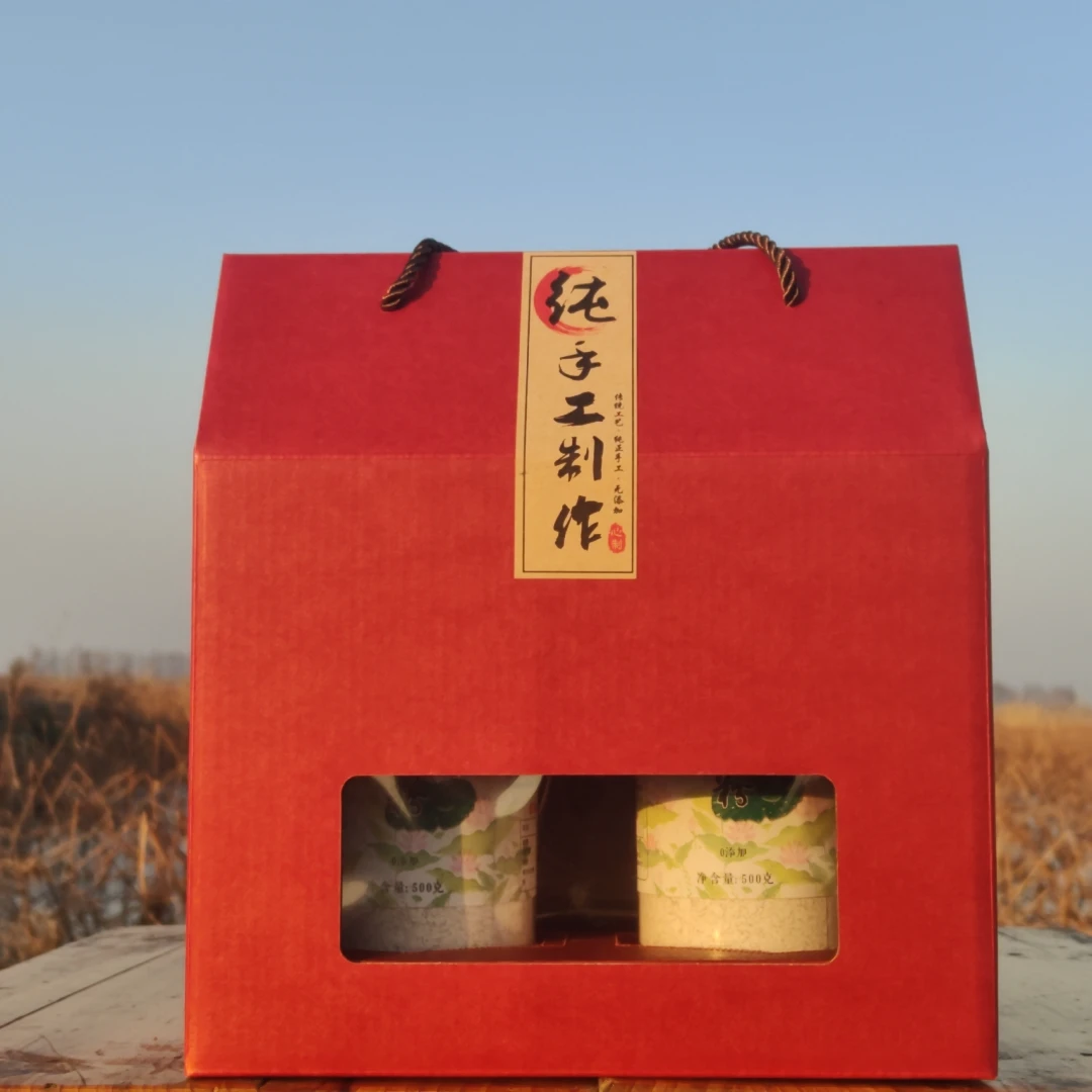 谢小兔纯藕粉正宗原味古法手工刀削早餐代餐100%藕粉礼盒