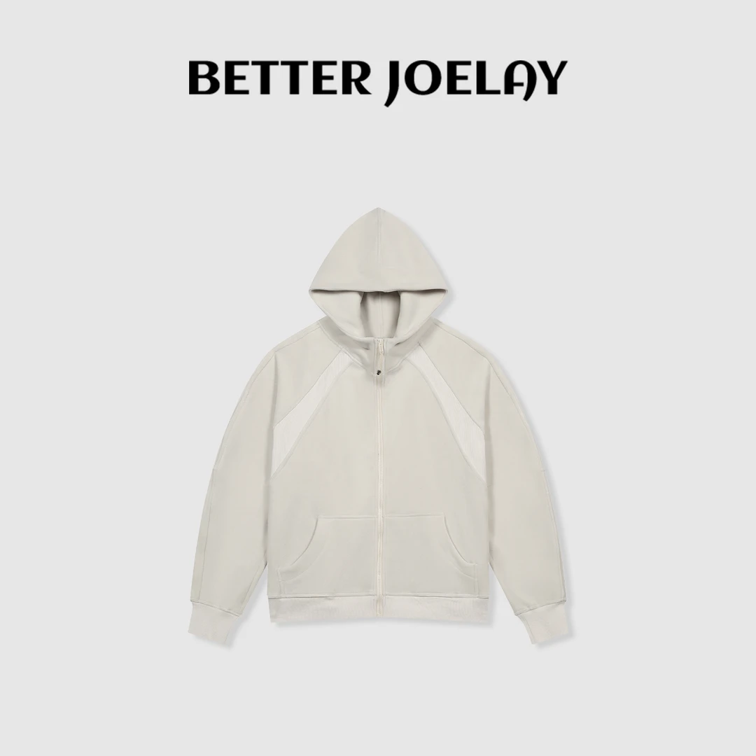 （直播）BETTERJOELAY-加绒【冬日新氧】时尚开衫连帽卫衣百搭KH1130