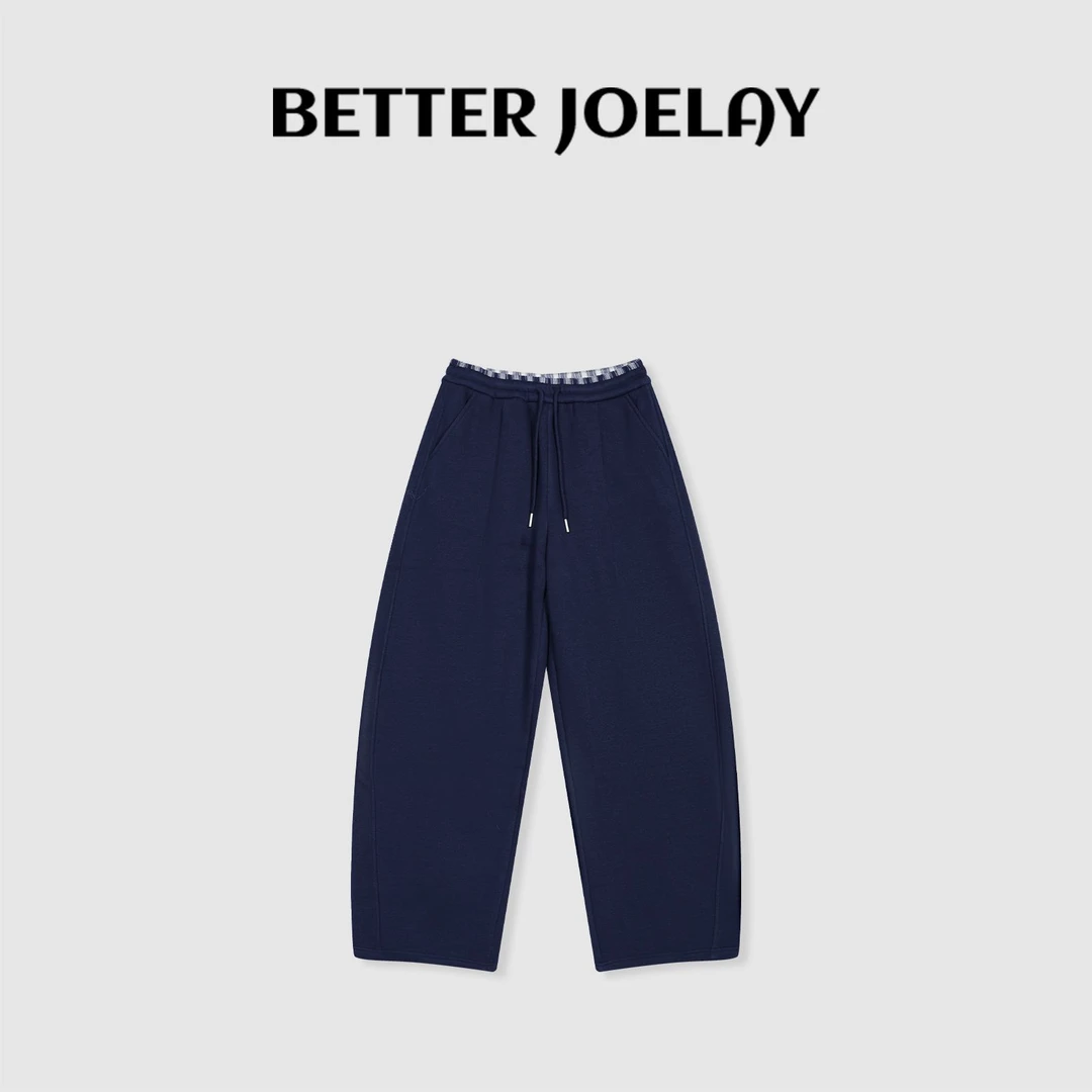 BETTER JOELAY-加绒【爱尔岛的风】时尚百搭宽松休闲裤WL9615