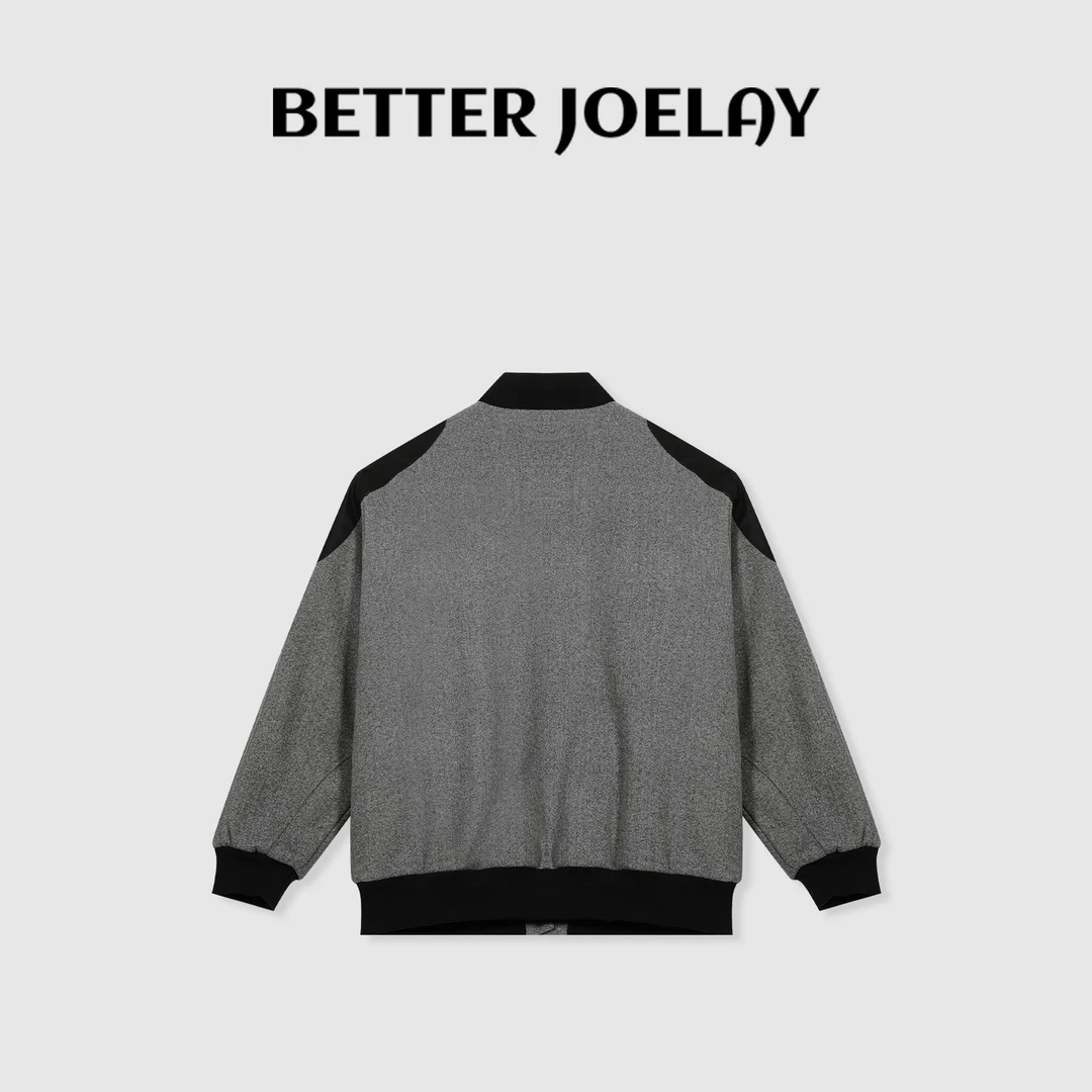 BETTER JOELAY -【阴天日记】时尚圆领外套棉服时尚休闲通勤Z0631