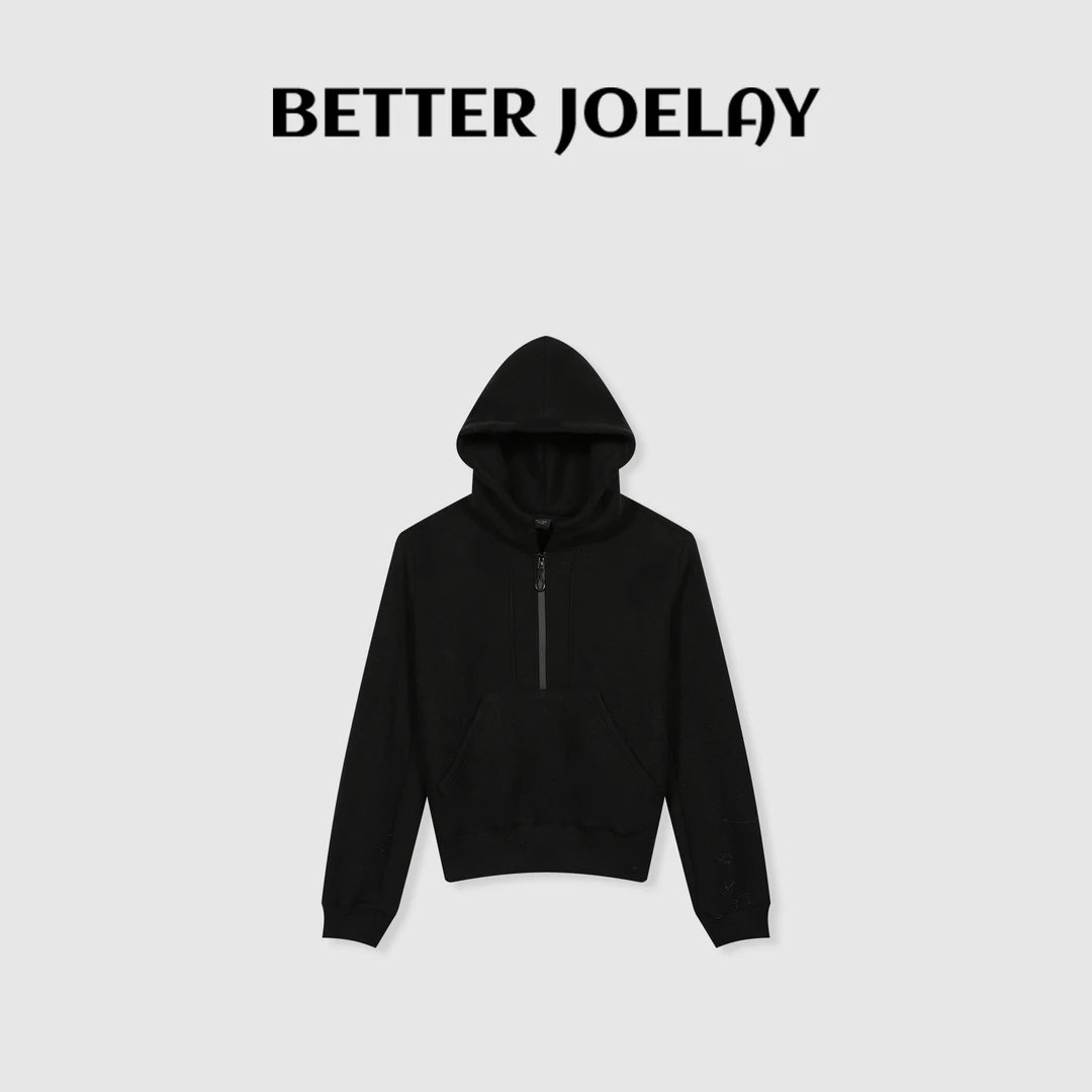 BETTERJOELAY -【曼哈顿之夜】时尚开衫连帽棉百搭潮流卫衣KH1178