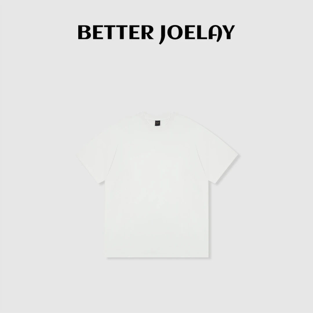 BETTER JOELAY-大版【山映月色】百搭纯色宽松T恤短袖休闲KH1072