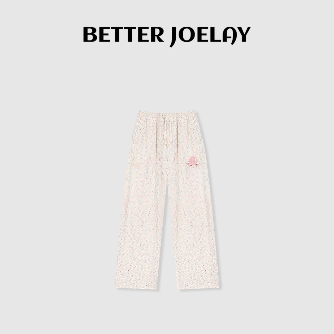 BETTER JOELAY-【甜梦旅行家】百搭宽松裤经典垂感长裤可爱风Z4286