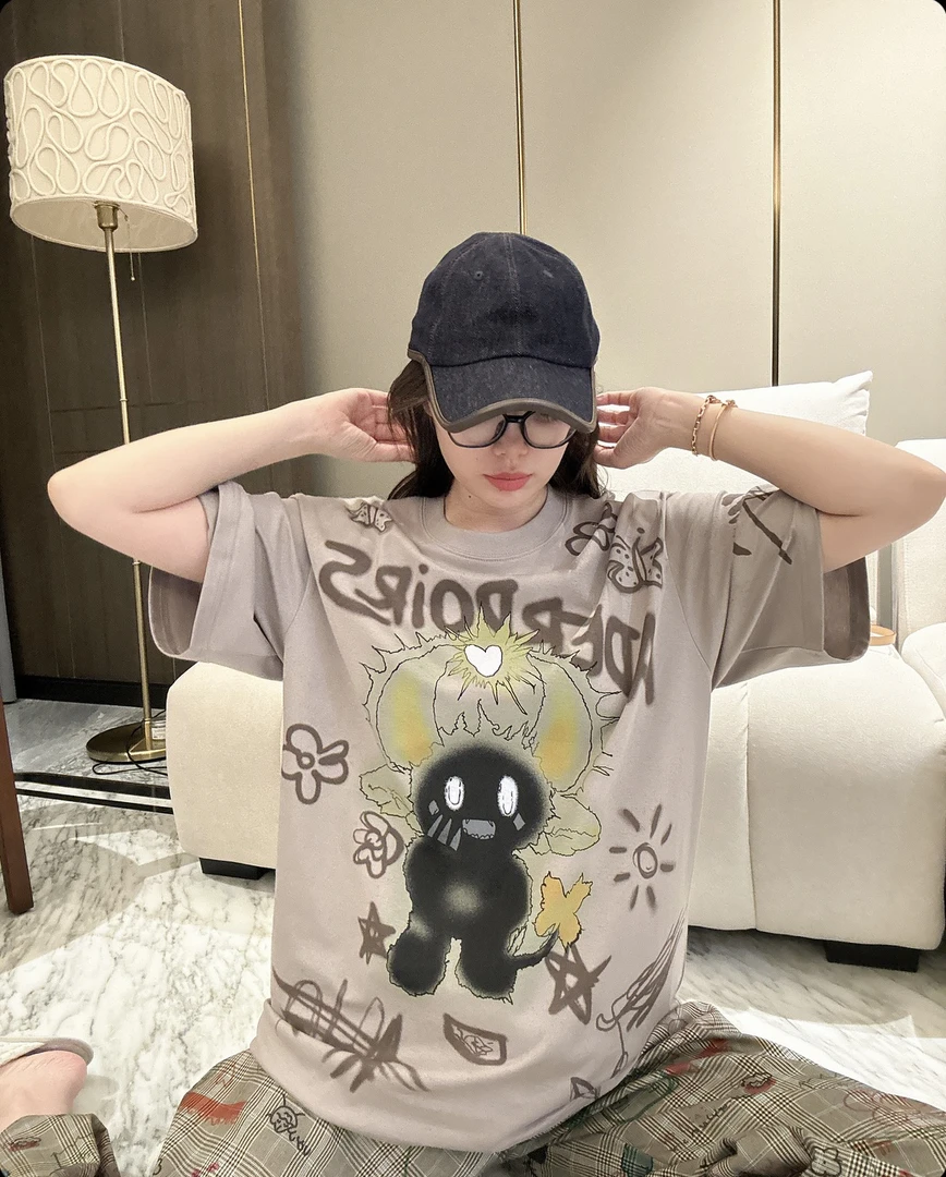 BETTER JOELAY -中大版【潮酷感满满】百搭T恤短袖休闲圆领KH0867