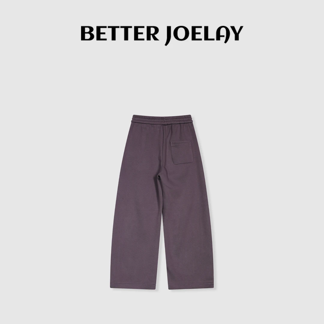 (直播）BETTER JOELAY-加绒【开心冬日】百搭宽松休闲简约裤KKH2110