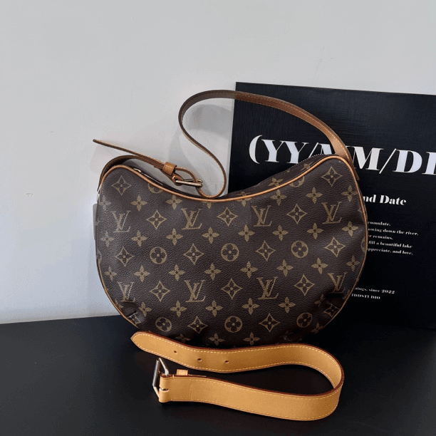 95新 LouisVuitton/路易威登 老花单肩腋下豌豆
