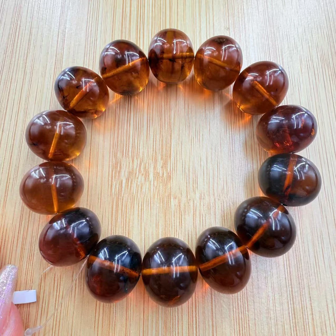 抚顺琥珀18+血珀手串（百搭百配，单带叠搭。多样性发货）