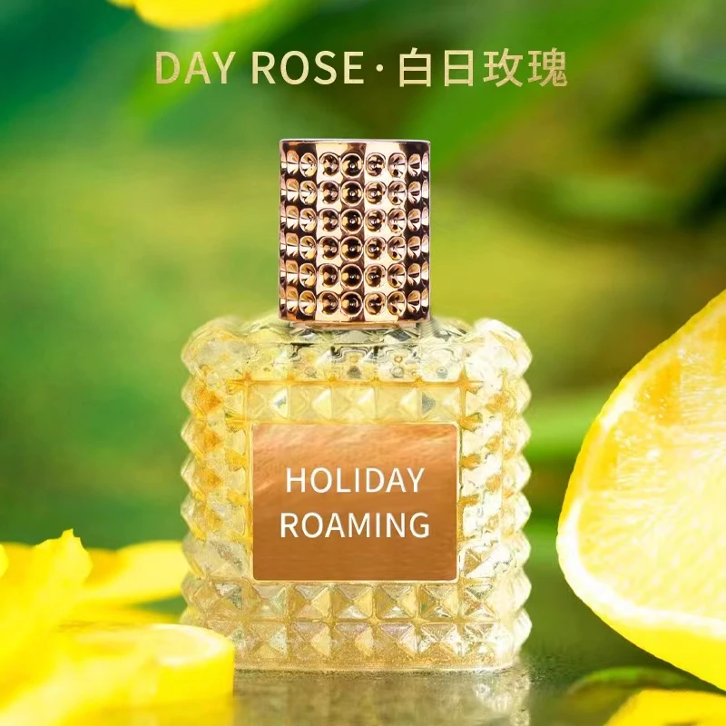 白日玫瑰香型香水璀璨铆钉香水高级香氛好闻气味香水持久香清新味