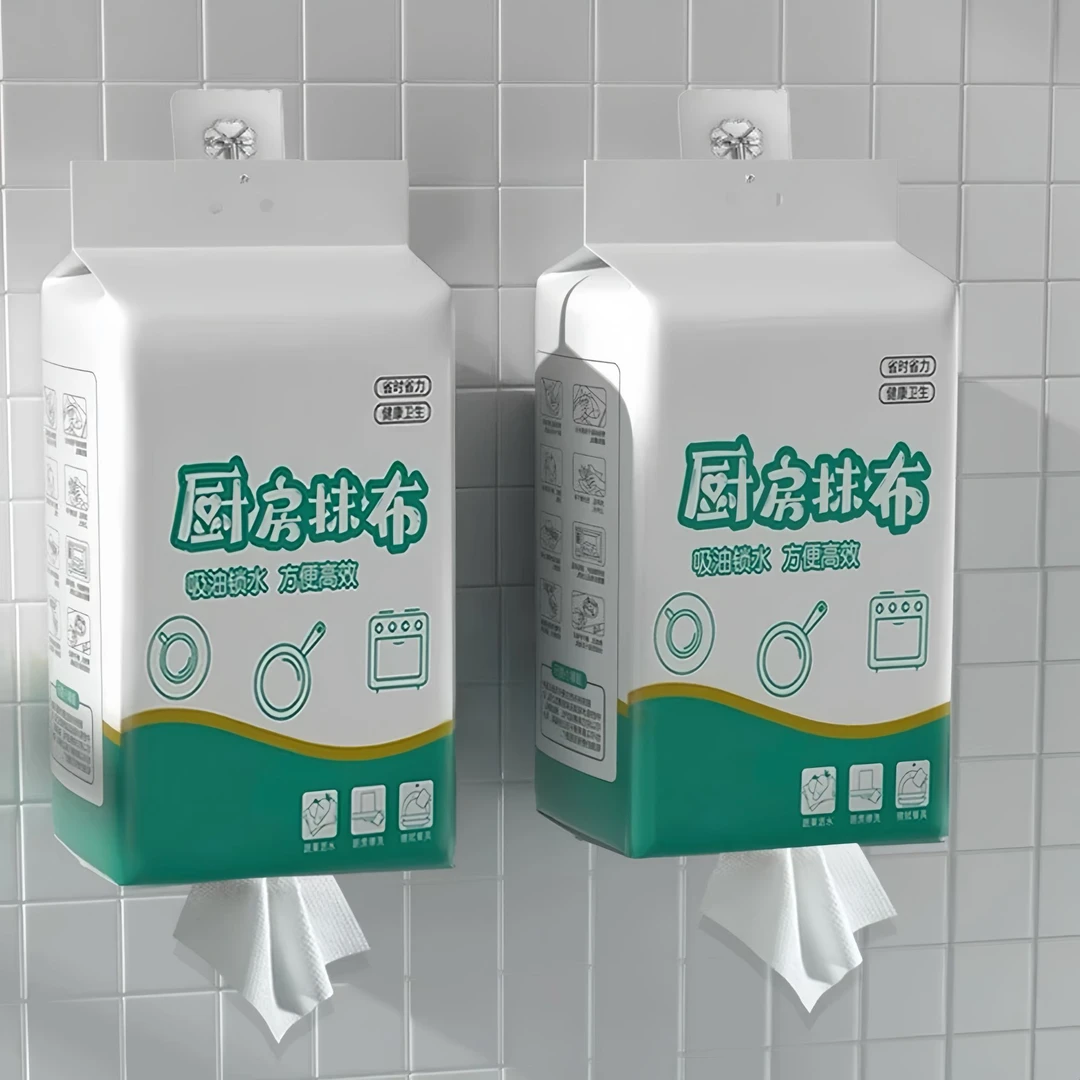 【新人福利】悬挂式厨房抹布一次性强力去污干湿两用清洁厨房专用纸