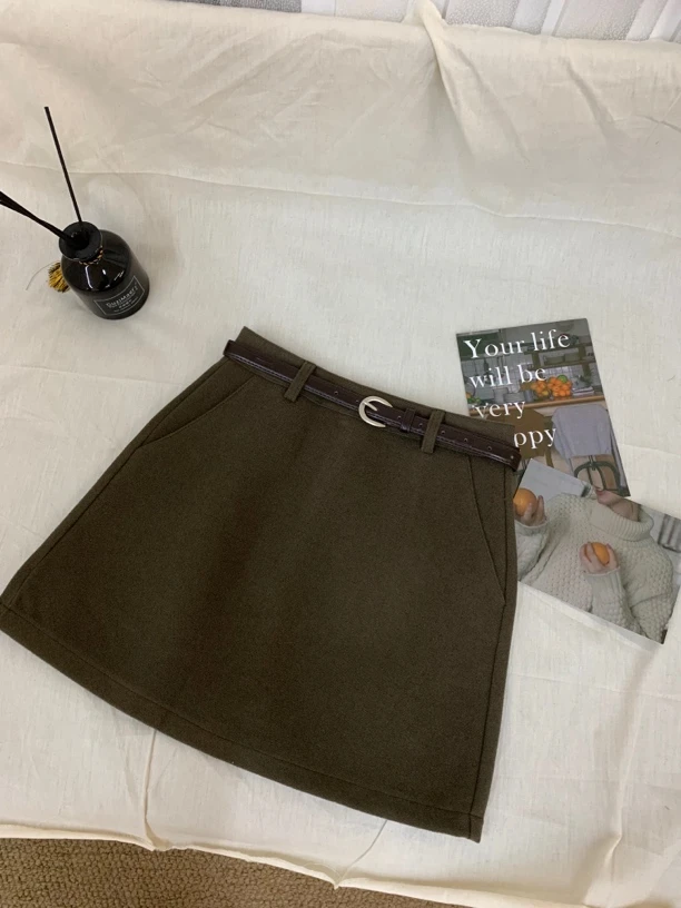 79008女装韩版时尚百搭半身裙