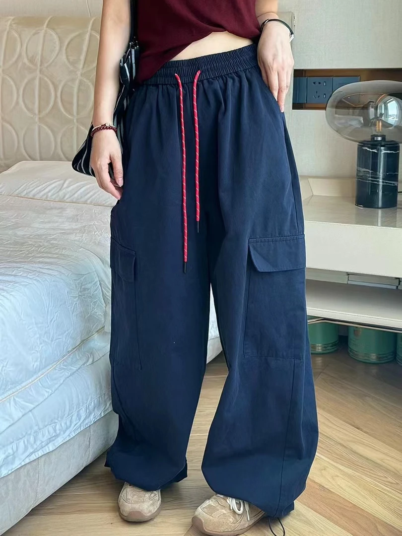 658女装韩版宽松百搭工装裤