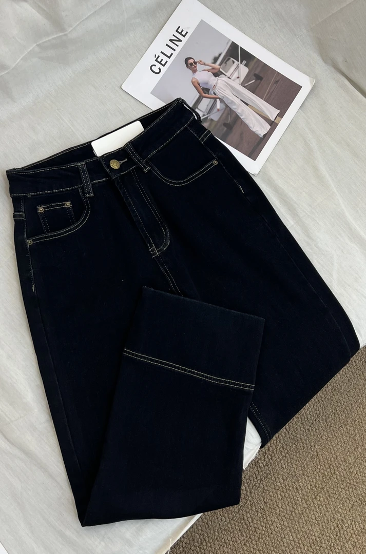 8390女装韩版时尚百搭牛仔裤(没有皮带)