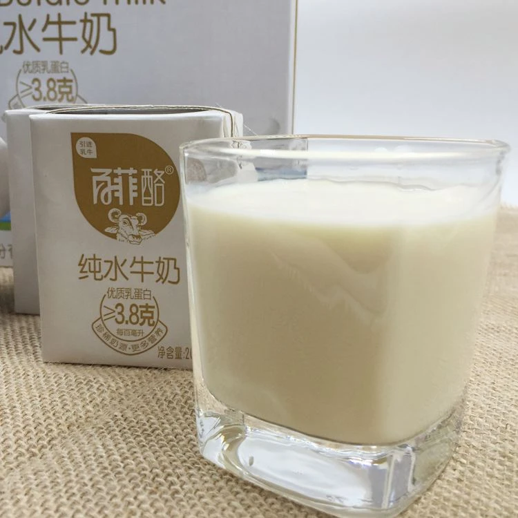 【广西水牛纯奶】 200ml*12盒/1箱