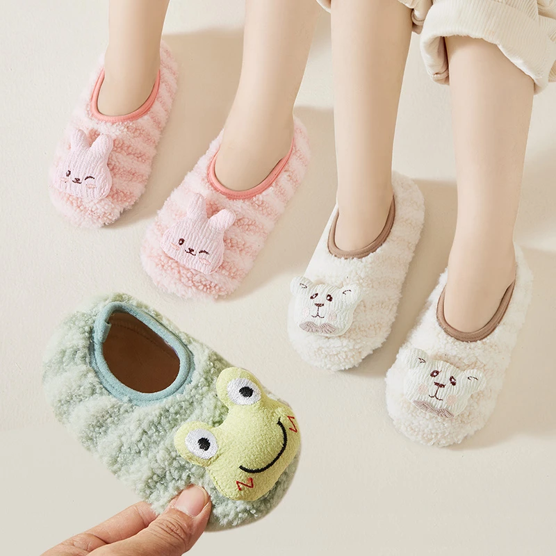 秋冬儿童地板袜室内防滑软底居家婴儿鞋子加厚宝宝袜套早教地板鞋