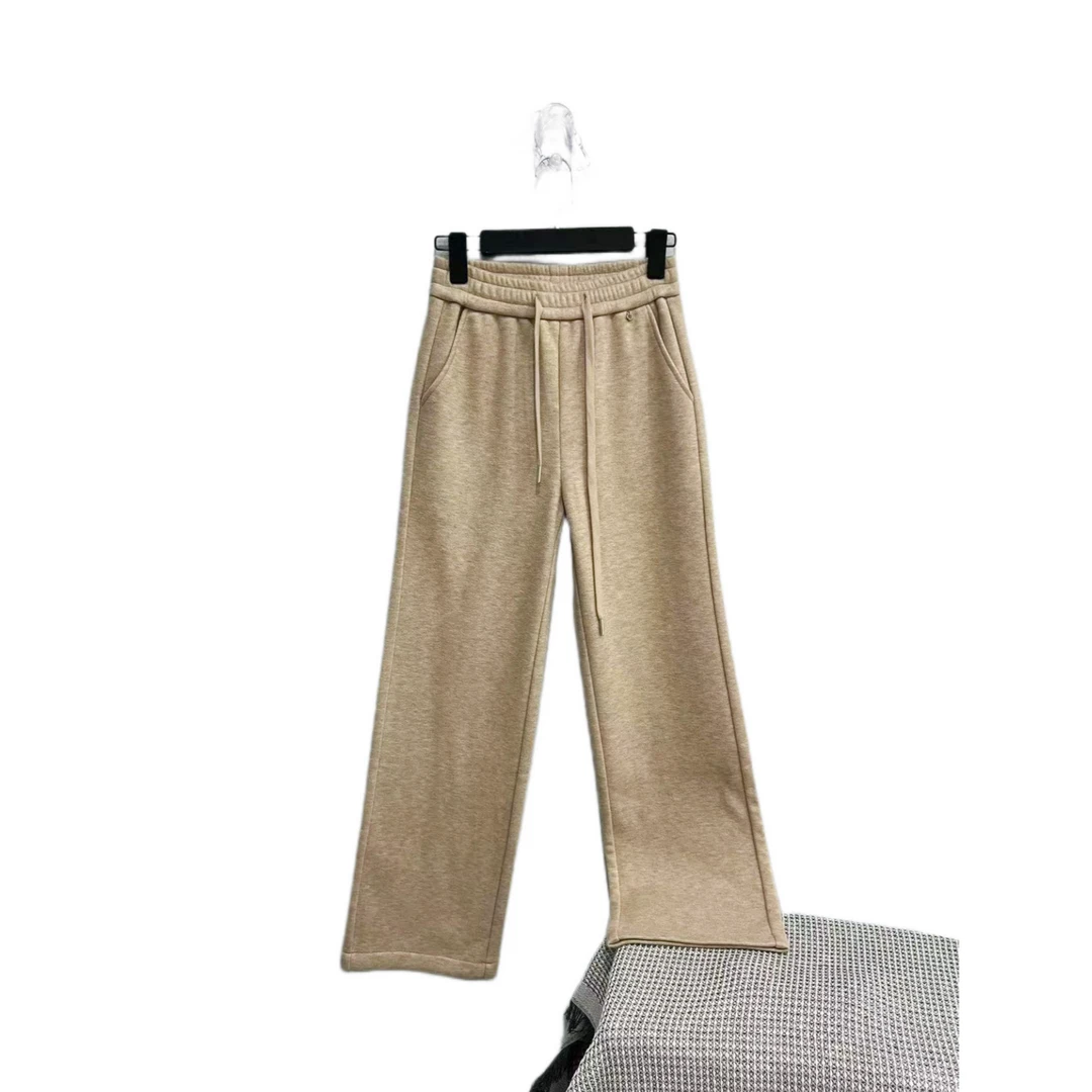 6510  松紧腰  纯色  光板  时尚  百搭  加绒休闲裤