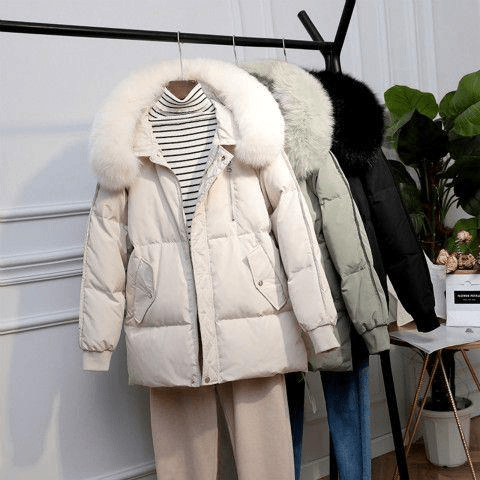 波司登羽绒服女短款2023新款反季特卖清仓韩国x2大毛领小个子显瘦