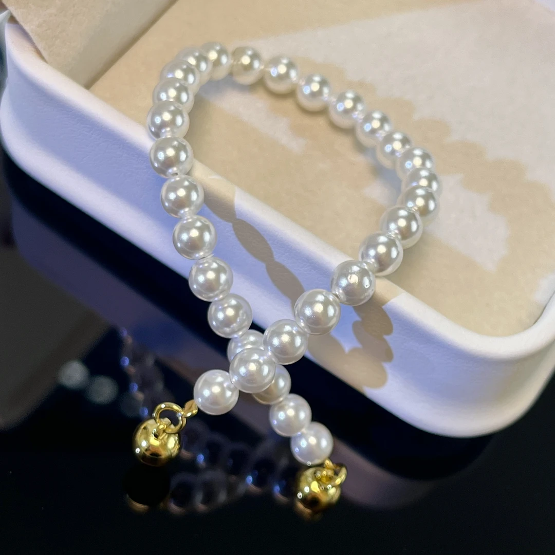 5mm仙女手百搭白色气质手链