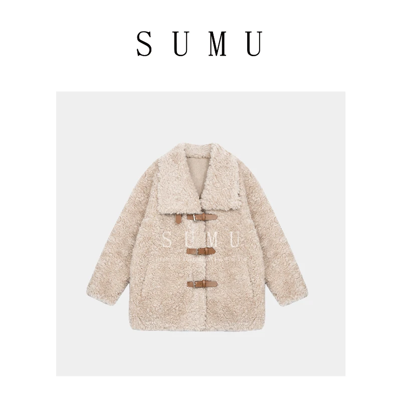 宿慕SUMU 毛毛外套 1.2 冬季2024新款百搭女款女士外套2303