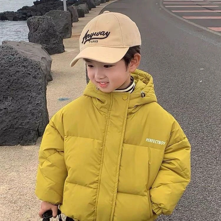 巴拉甄选男童冬季新款儿童保暖棉服短款2023韩版男女宝中小童洋气