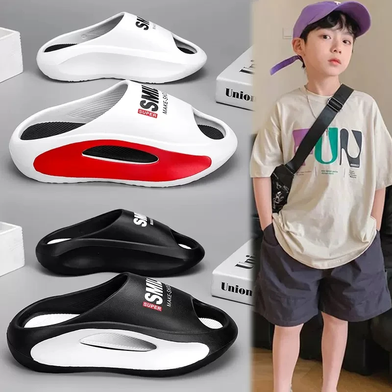 ins潮儿童拖鞋男童夏季室内防滑软底2025男孩椰子运动凉ins