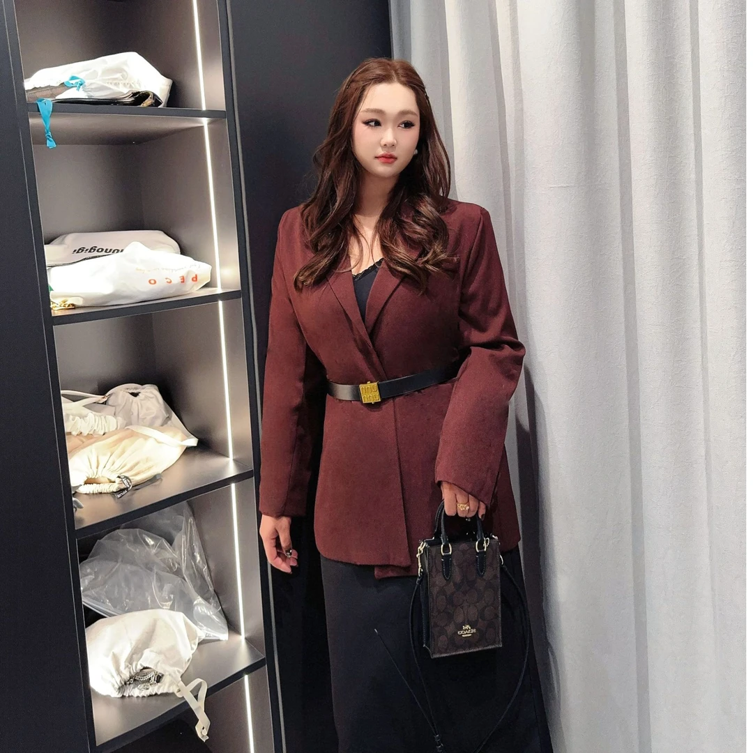 早秋新款休闲韩版大码西服秋冬