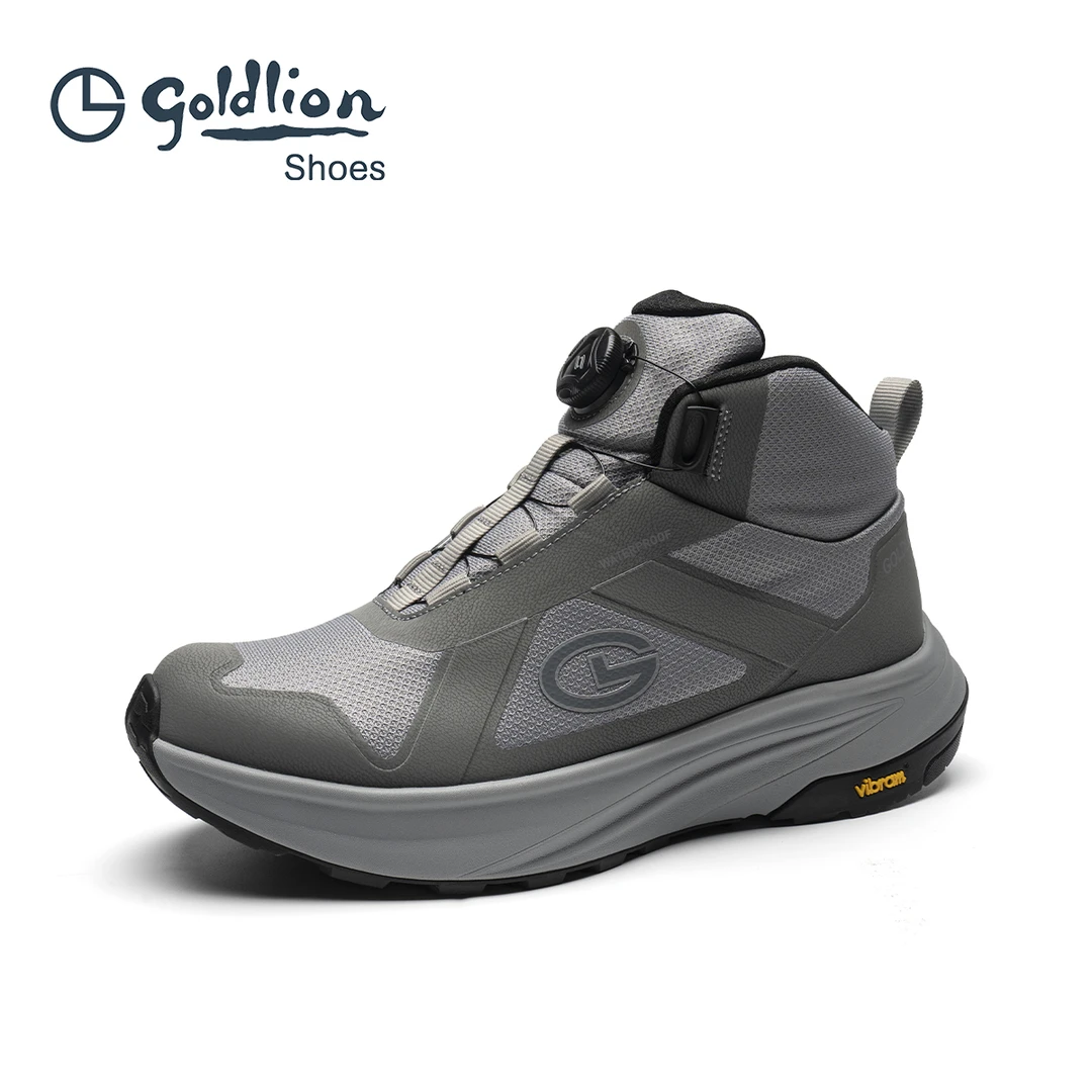 Goldlion/金利来秋冬款舒适户外休闲鞋Vibram大底轻便耐滑百搭鞋