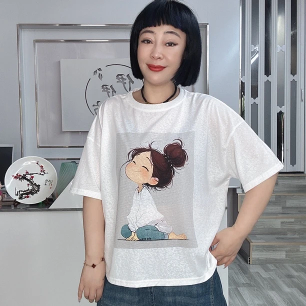 时尚休闲夏季宽松T恤
