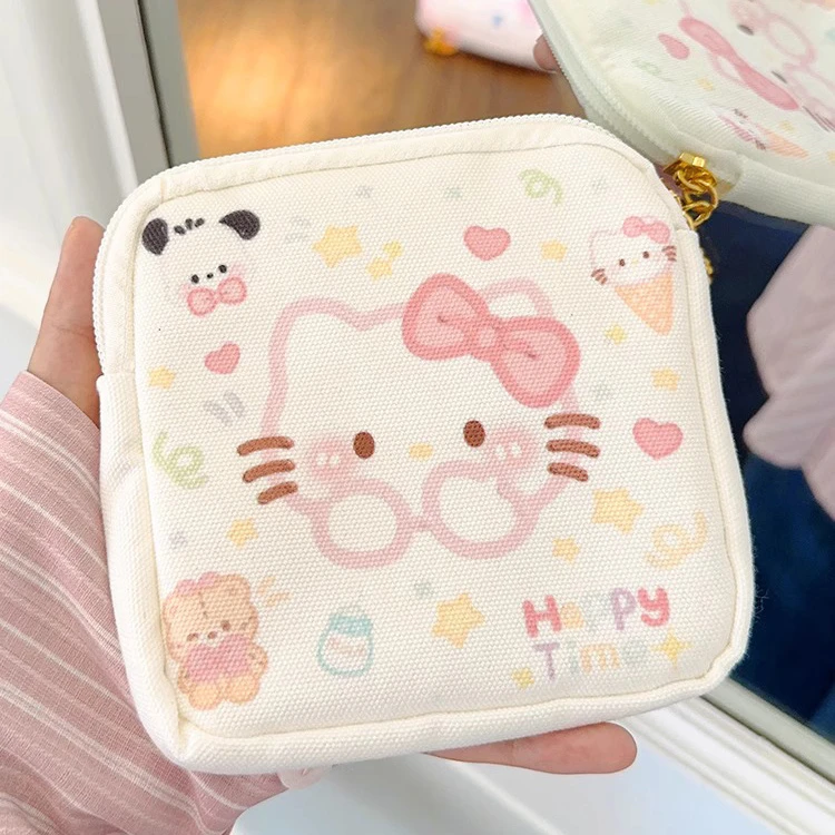 卡通小巧姨妈收纳包学生便携式随身便携月事包高颜值姨妈巾收纳包