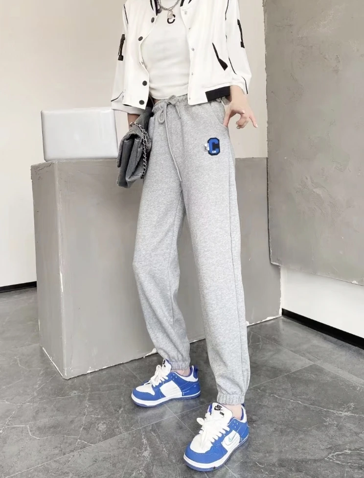 新款卫裤休闲裤运动裤小脚裤时尚,春季,束脚卫裤