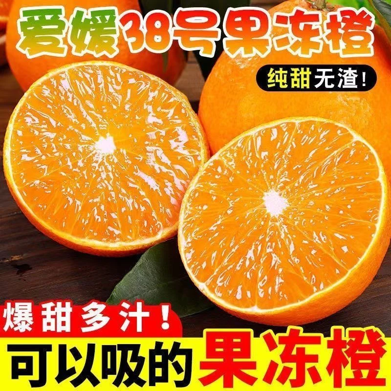 正宗眉山爱媛38果冻橙应季鲜果薄皮手剥鲜橙应季水果新鲜现摘整箱