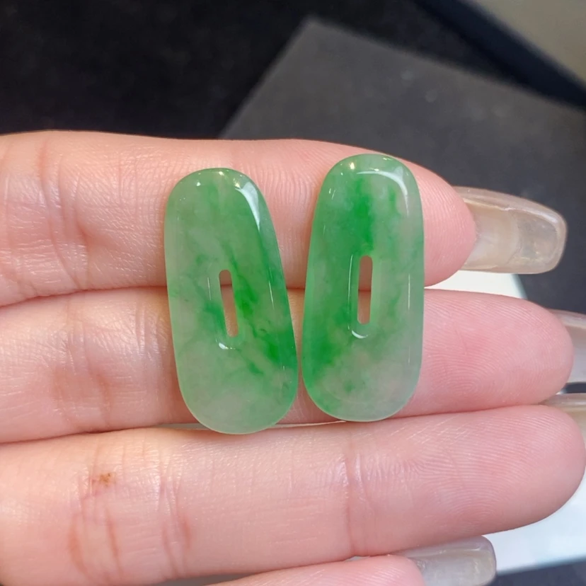 【闪购商品】翡翠耳饰未镶嵌福贝