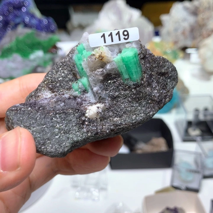 1119 三水矿物工艺摆件