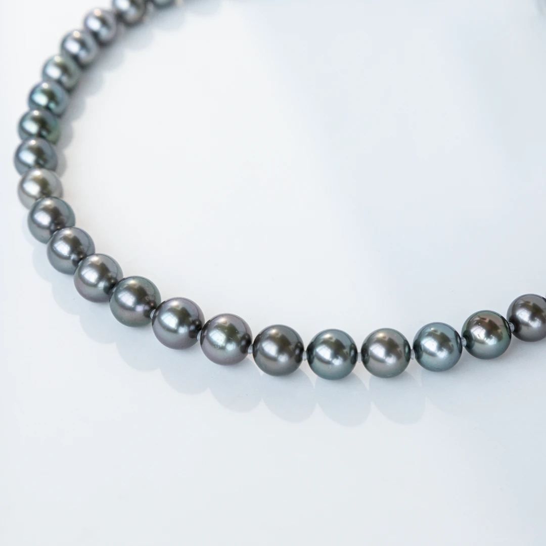 【真科研】拉贡SS级别大溪地时尚百搭海水珍珠项链带真科研证书