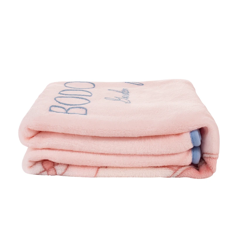 【粉丝福利】贝德美小贝兔暖暖儿童儿童亲肤毛毯（95cm*125cm）