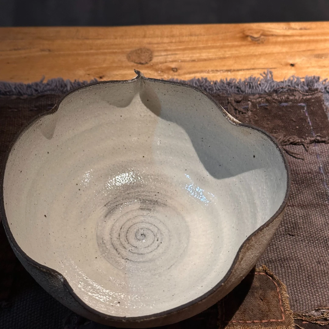 【柴烧茶器】大云朵碗（不可明火）长17宽15容量700cc