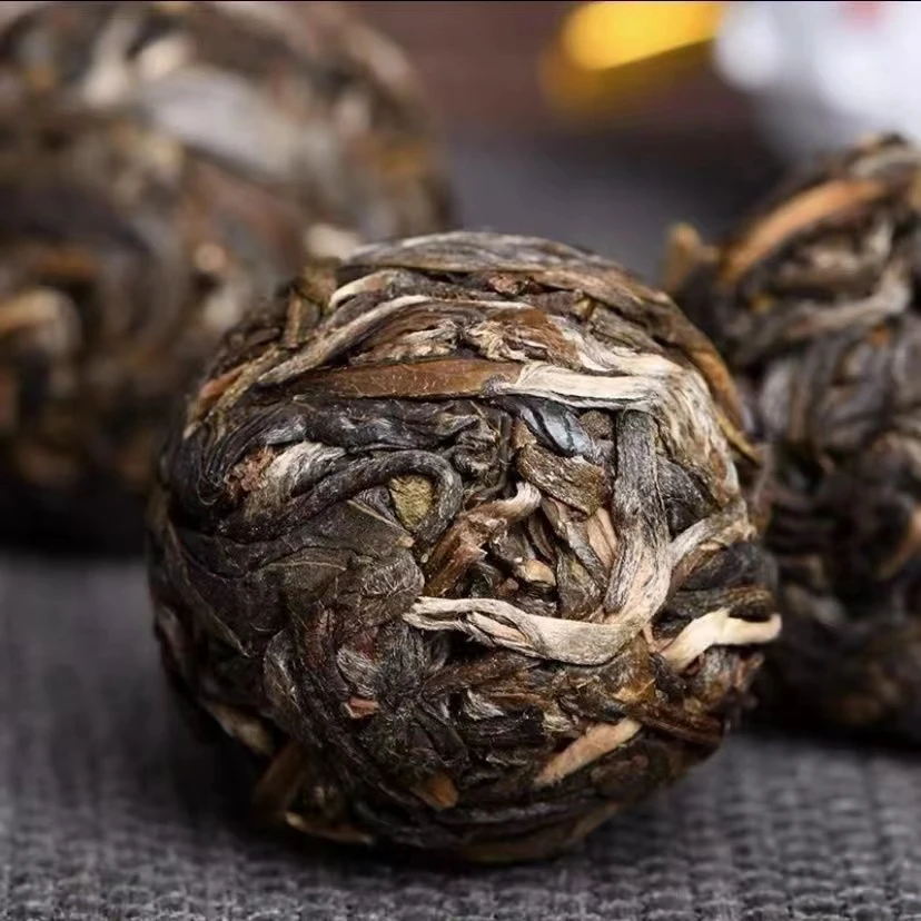 【缅茶-南岛单株-生茶龙珠】2018年单株古树头春生茶龙珠