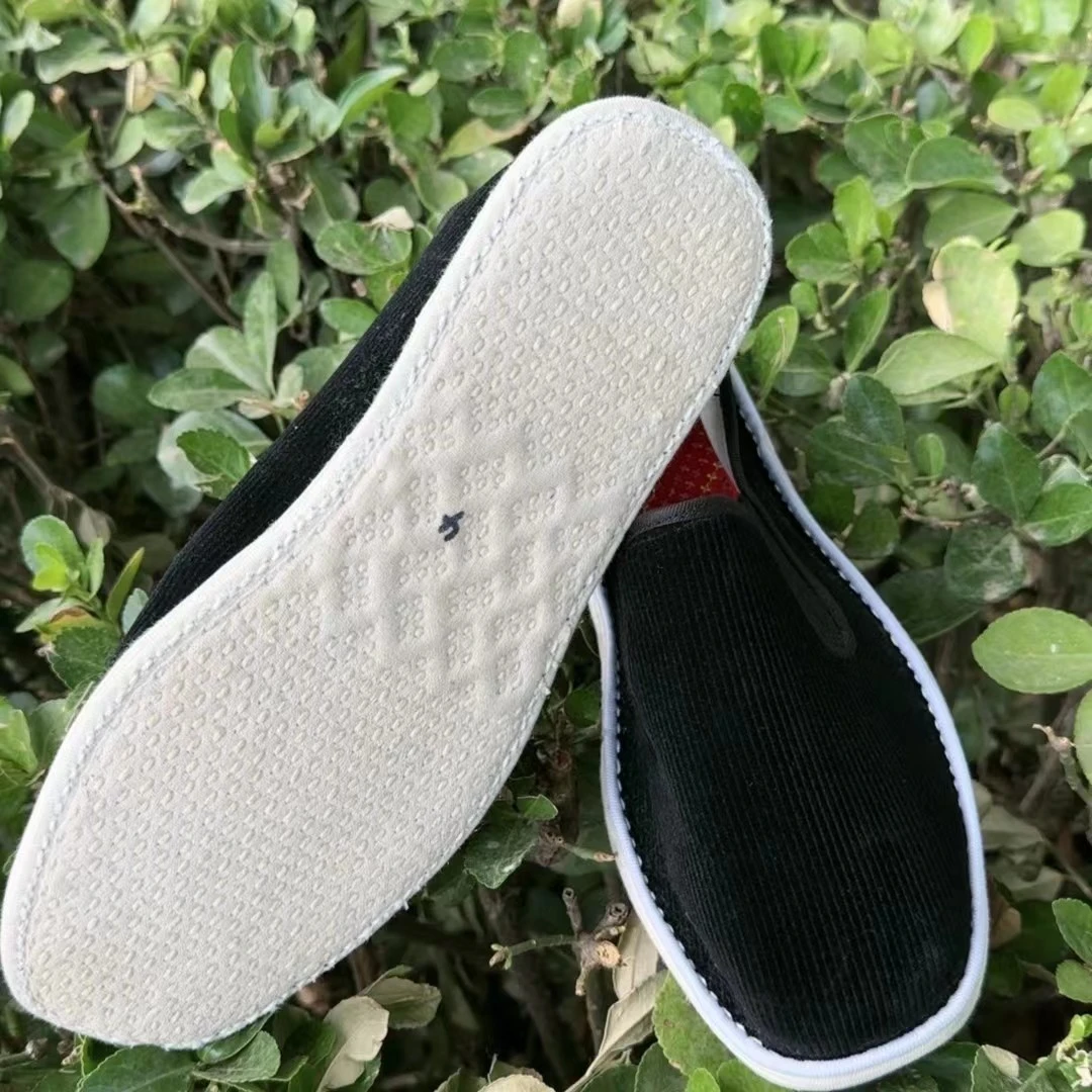 纯手工千层底布鞋（条绒）灯芯绒（线绳纳底）