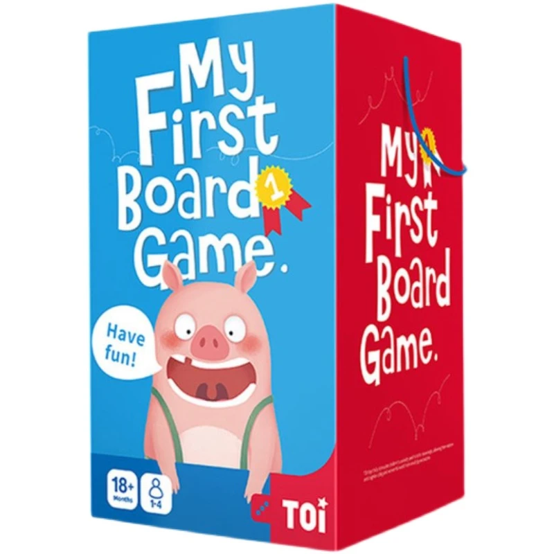 TOI图益我的第一套桌面游戏 小猪喂饭 TP205科学育儿玩具